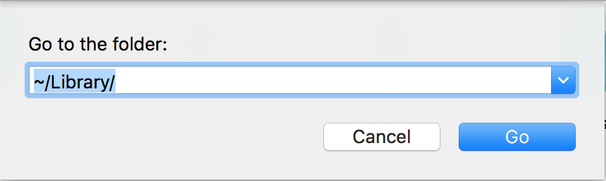 Go to ~/Library/ on macOS