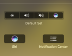 how to customize touchbar control strip macbook pro 2016 macos x