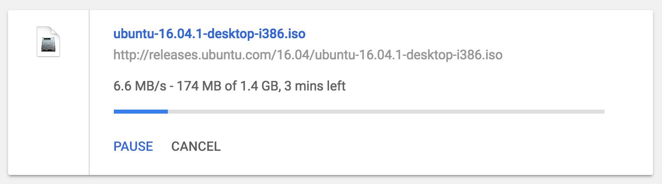 downloading ubuntu linux 16.04 iso