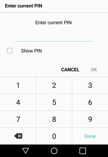 unlock android phone pin