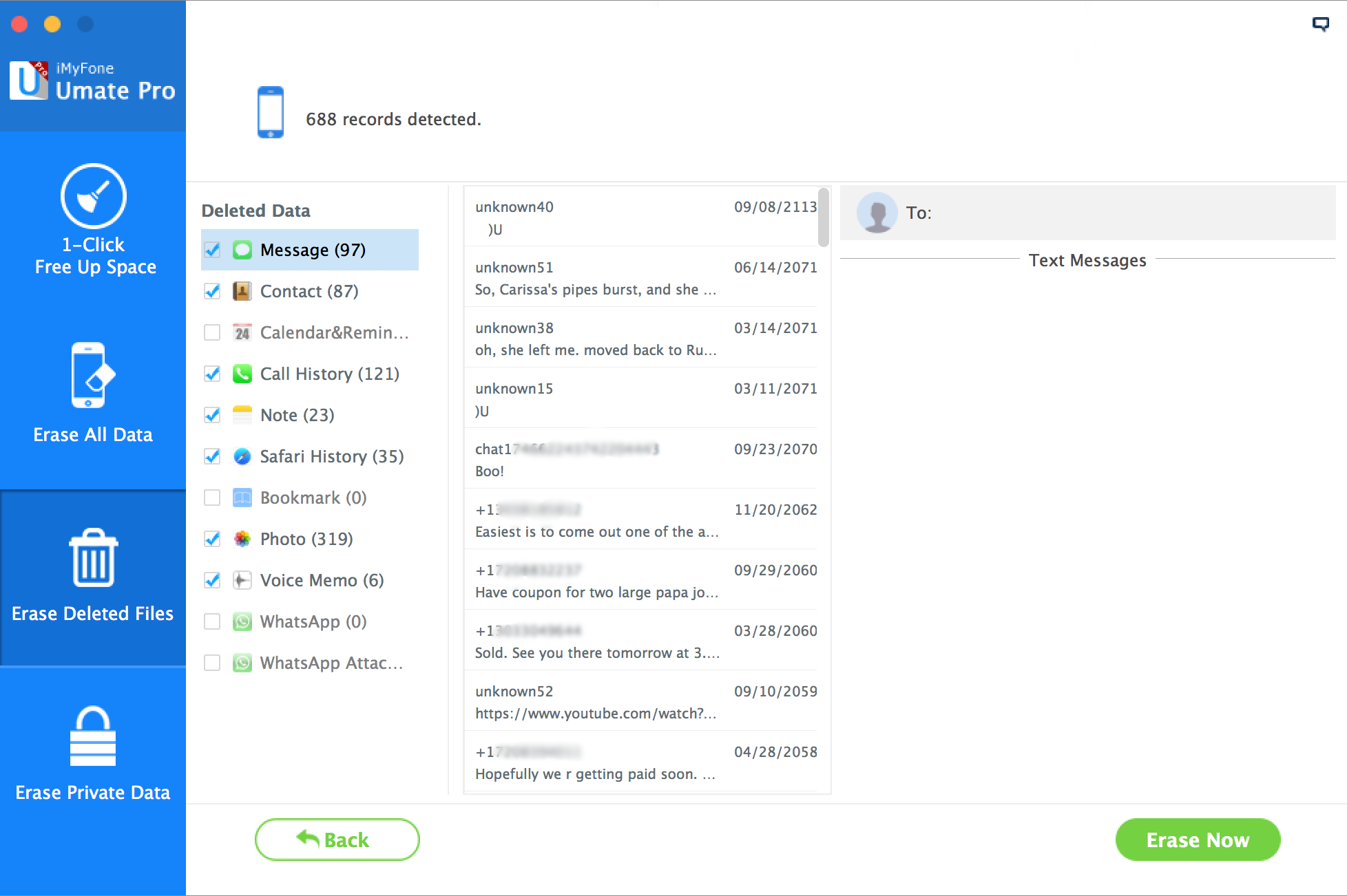 imyfone umate pro for mac - delete private data