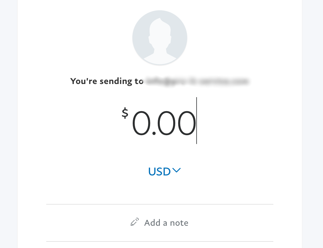 how much do you want to send someone, paypal