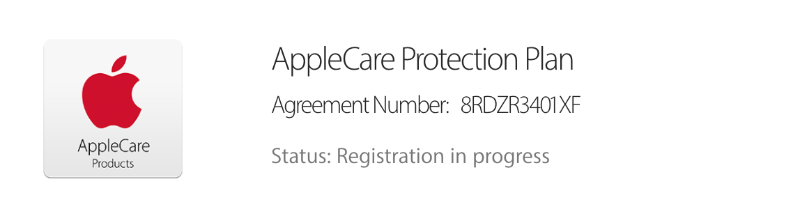 applecare in process pending