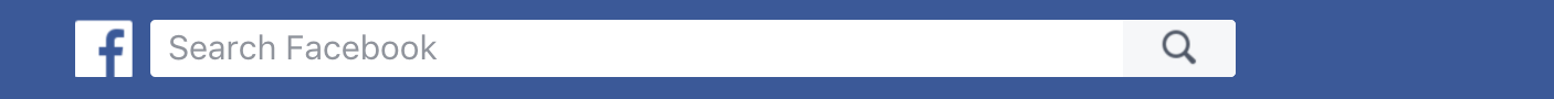 facebook search box