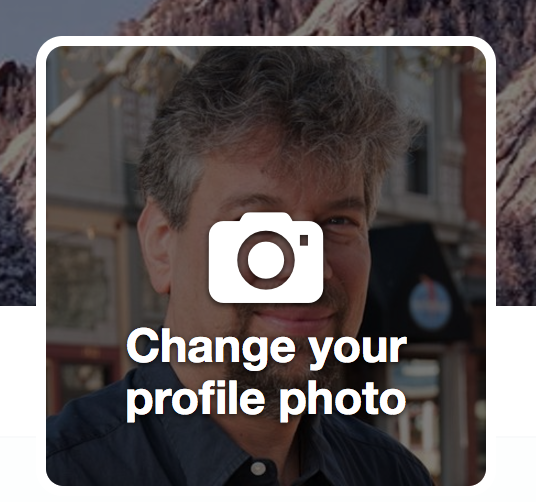 change your twitter profile photo