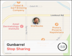 facebook messenger how to share location address geolocation