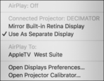 hook up second screen monitor display projector mac macbook pro air