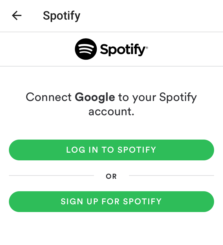 link spotify and google home confirmation