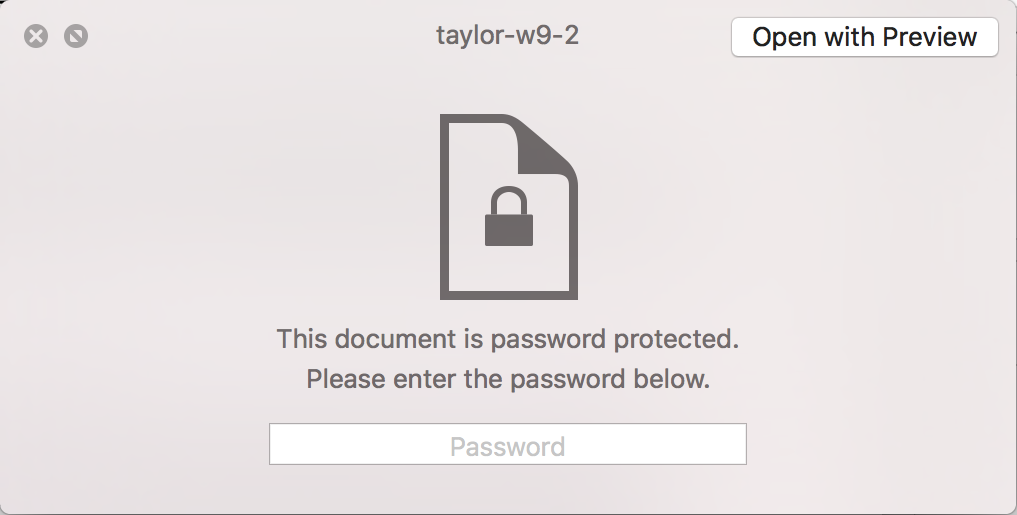 mac preview encrypted password protected pdf file icon