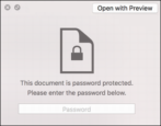 how to encrypt protect password mac macos pdf file
