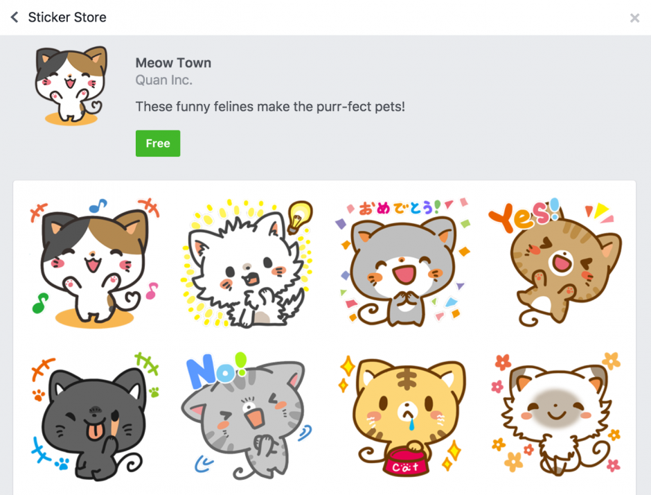 How to Use Cute Cat Pic Stickers on Facebook? from Ask Dave Taylor