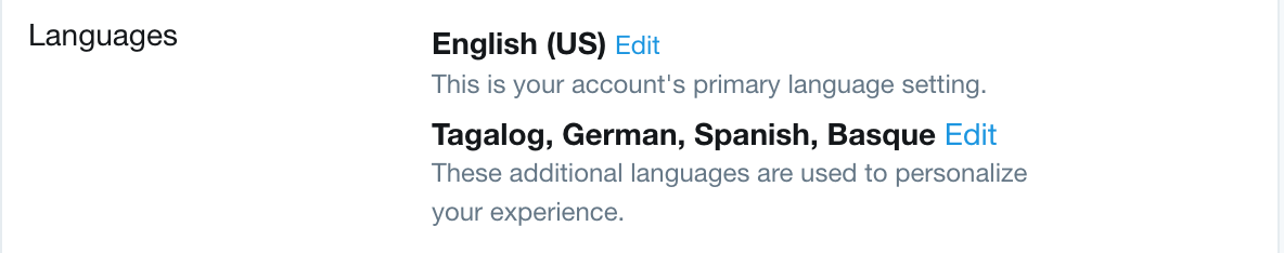 languages you speak on twitter