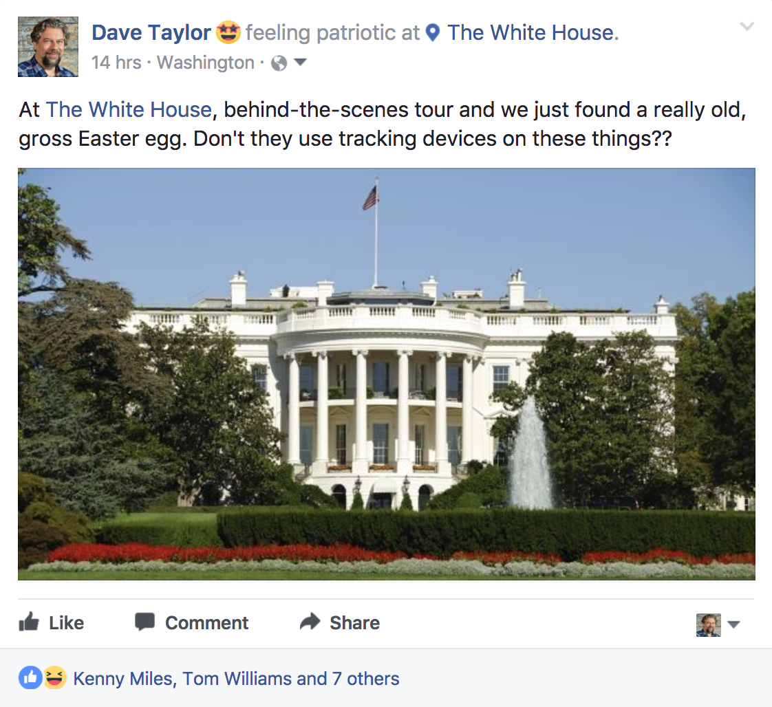 Can I fake my location on Facebook posts? Ask Dave Taylor
