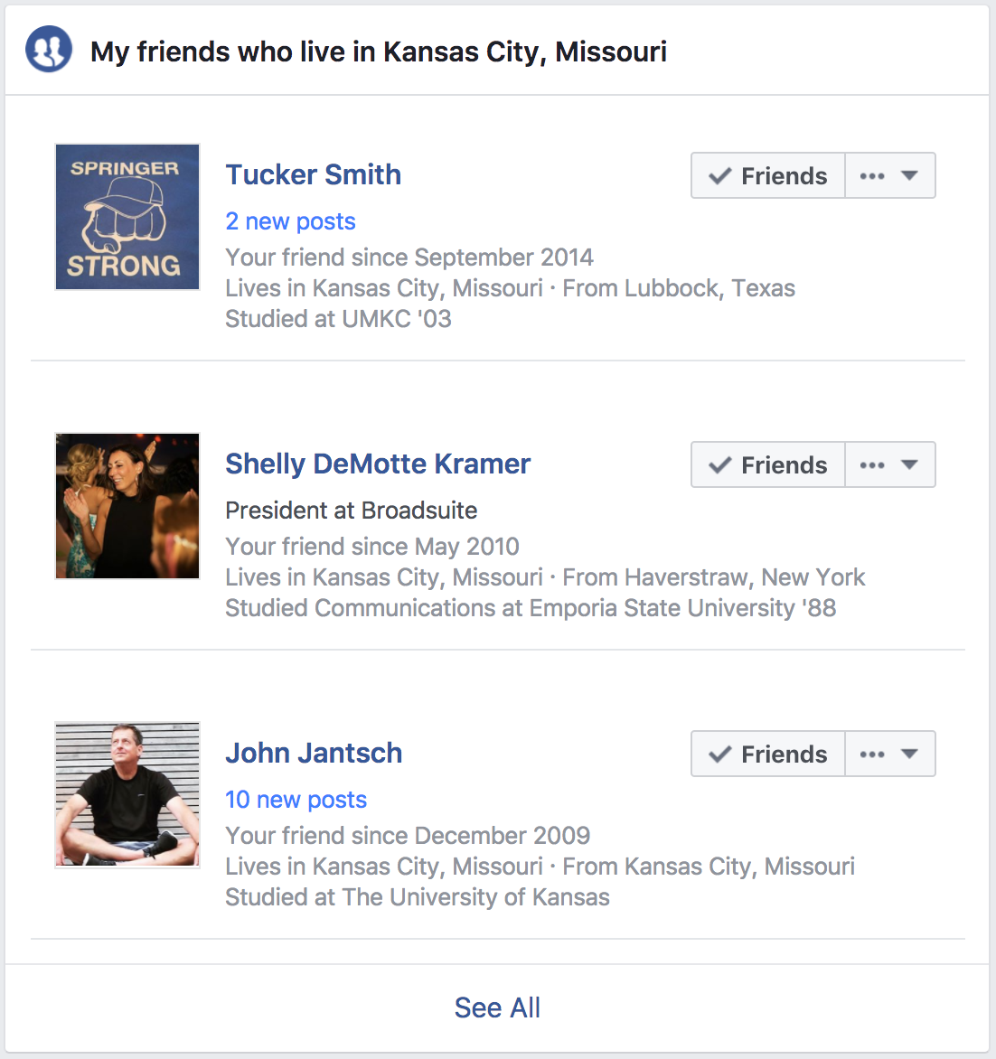 facebook friends in kc kansas city