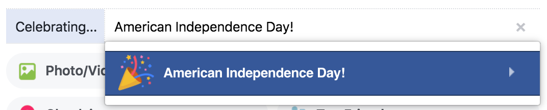facebook celebrating american independence day