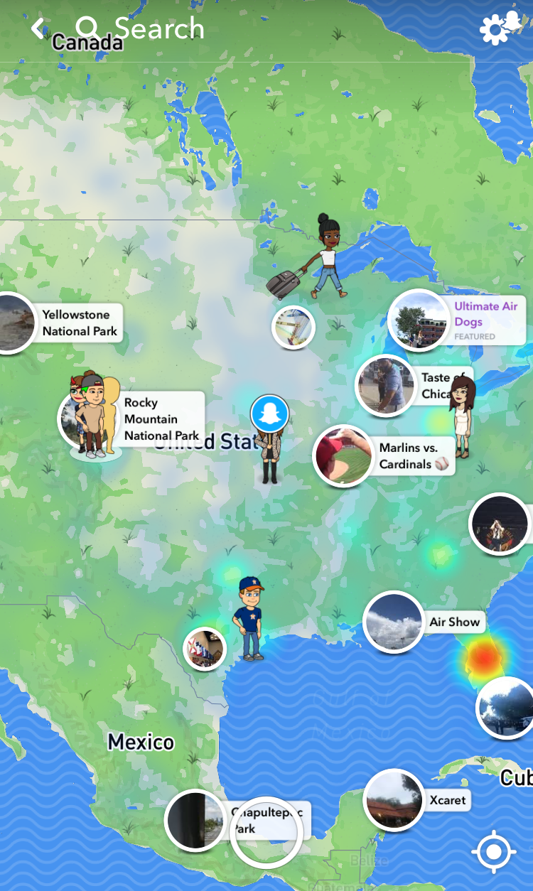 snapchat map location of friends geolocation privacy