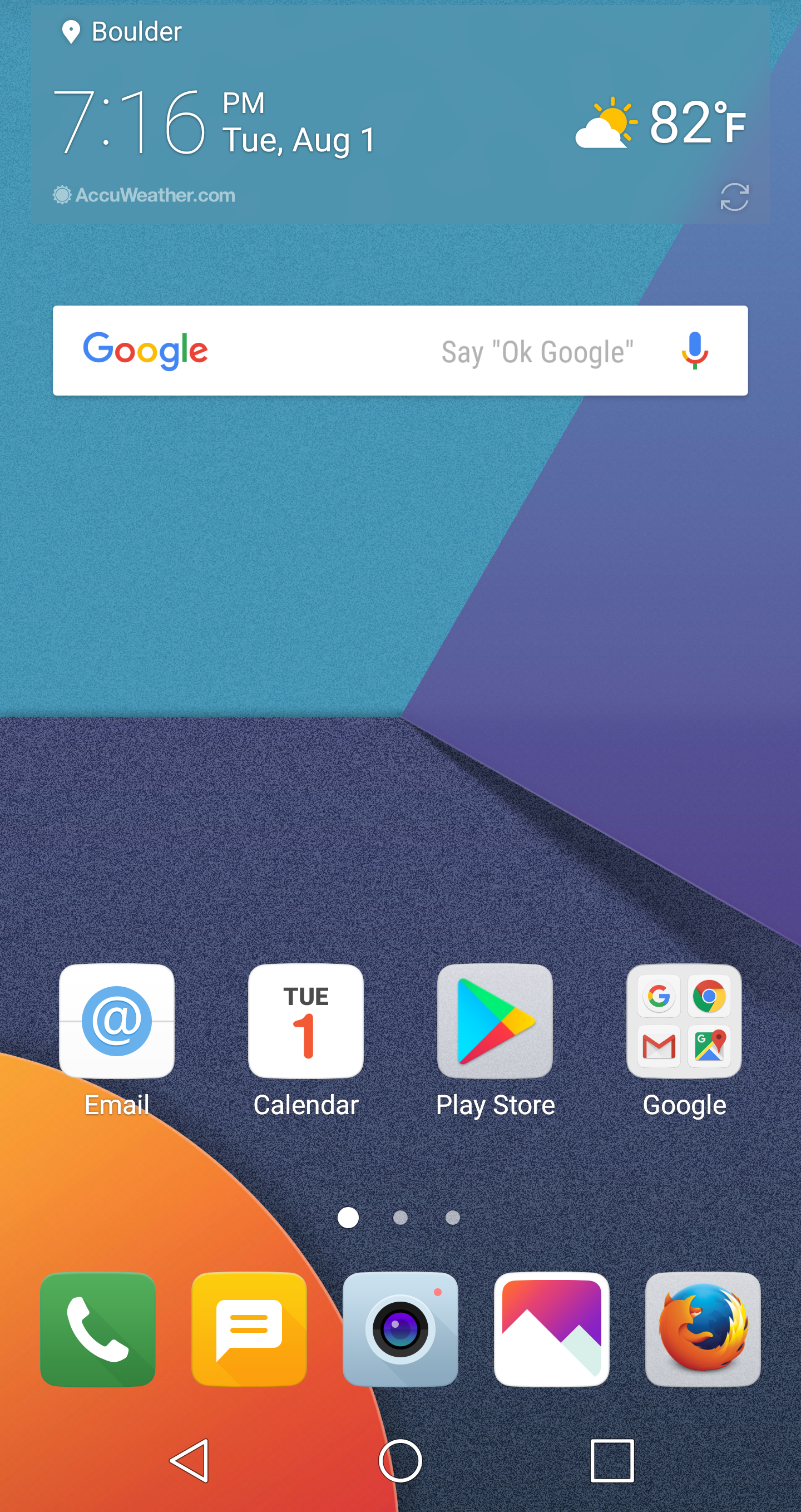 android smartphone default wallpaper