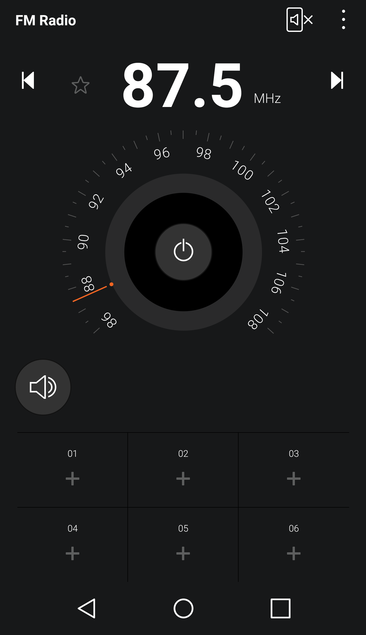 android 'fm radio' app program