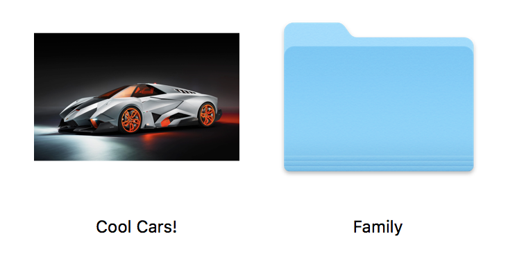 macos x mac folder with custom race car icon image photo 