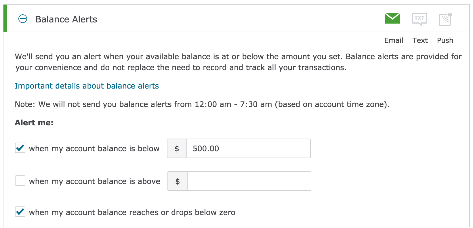 why is my.ending balance negative wells fargo