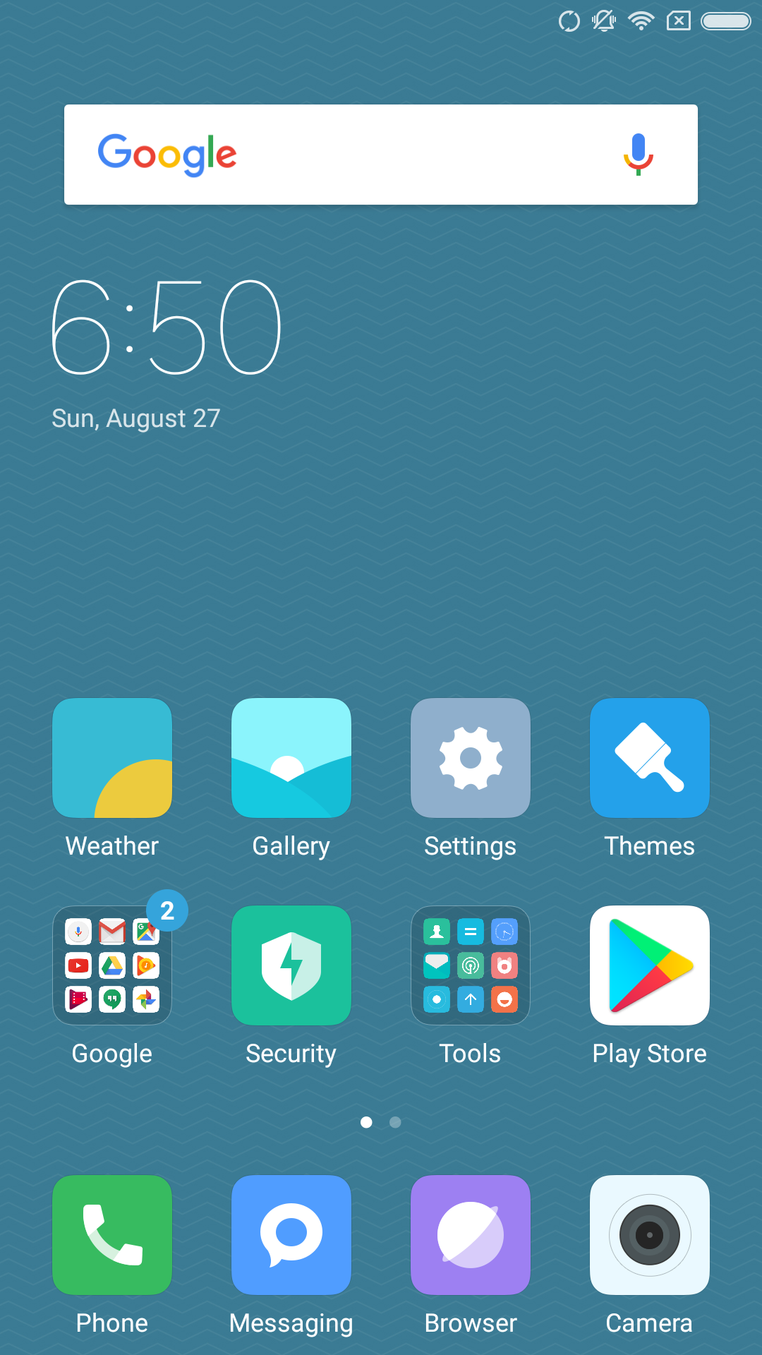 xiaomi android miui home screen