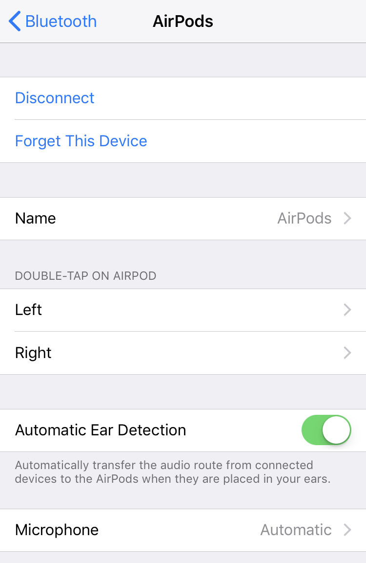 iso11 ios 11 apple airpods settings customization bluetooth