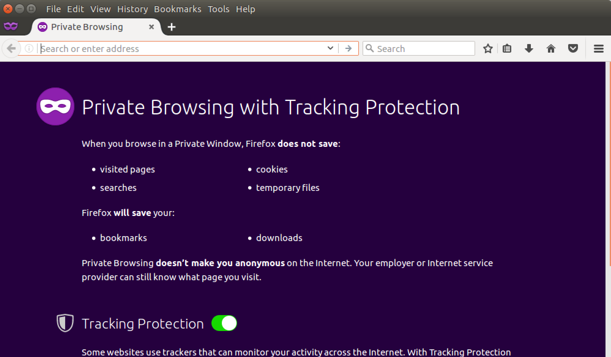 linux-firefox-private-browsing