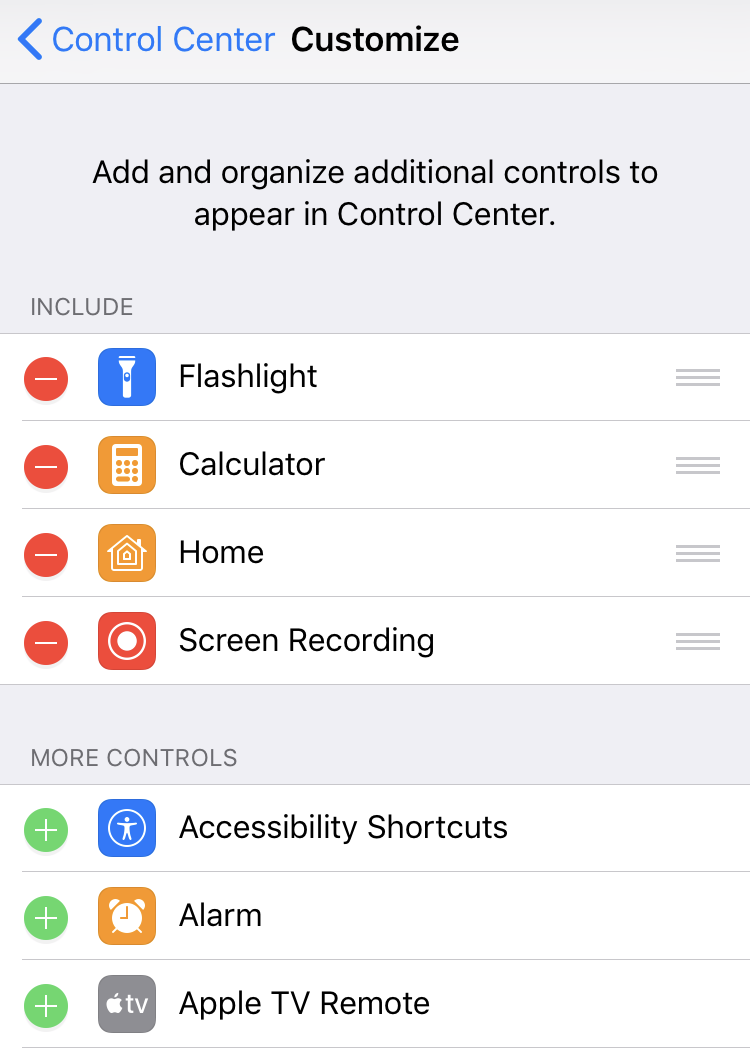 How do I customize the iOS 11 Control Center? from Ask Dave Taylor