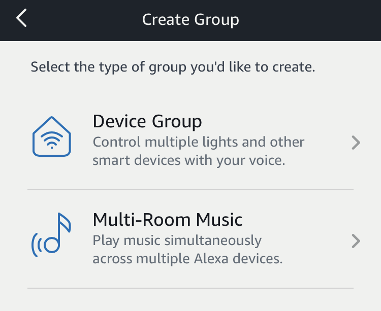 device group or multi-room music amazon echo alexa