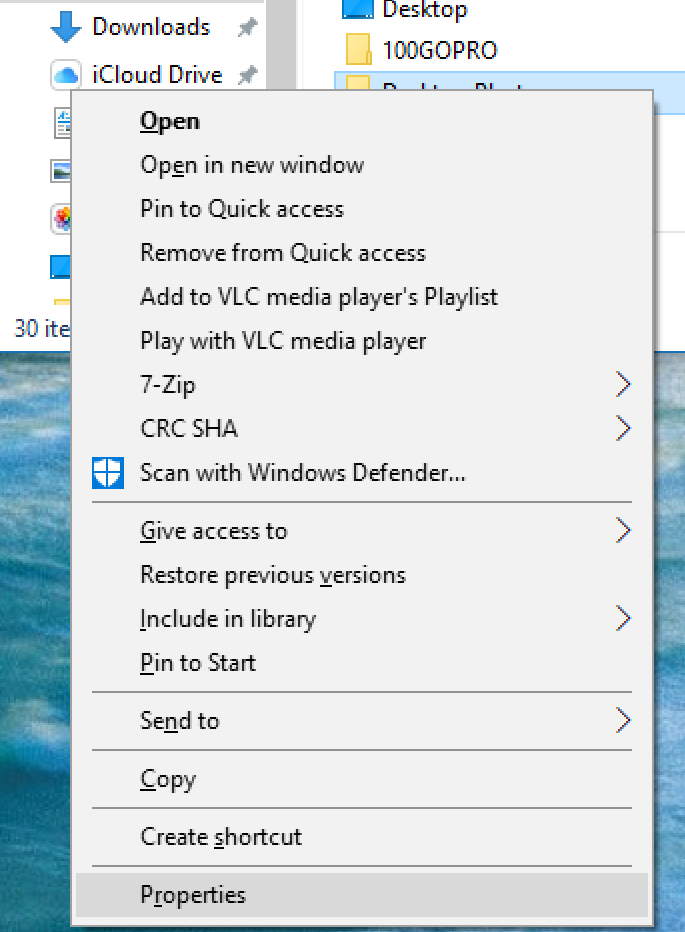 win10 windows file explorer options