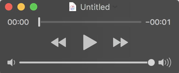 audio recording from quicktime player macos x