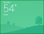 android weather widget app - set location city forecast