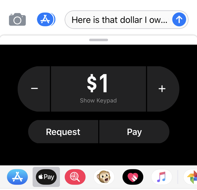 apple pay cash in iphone ios imessage