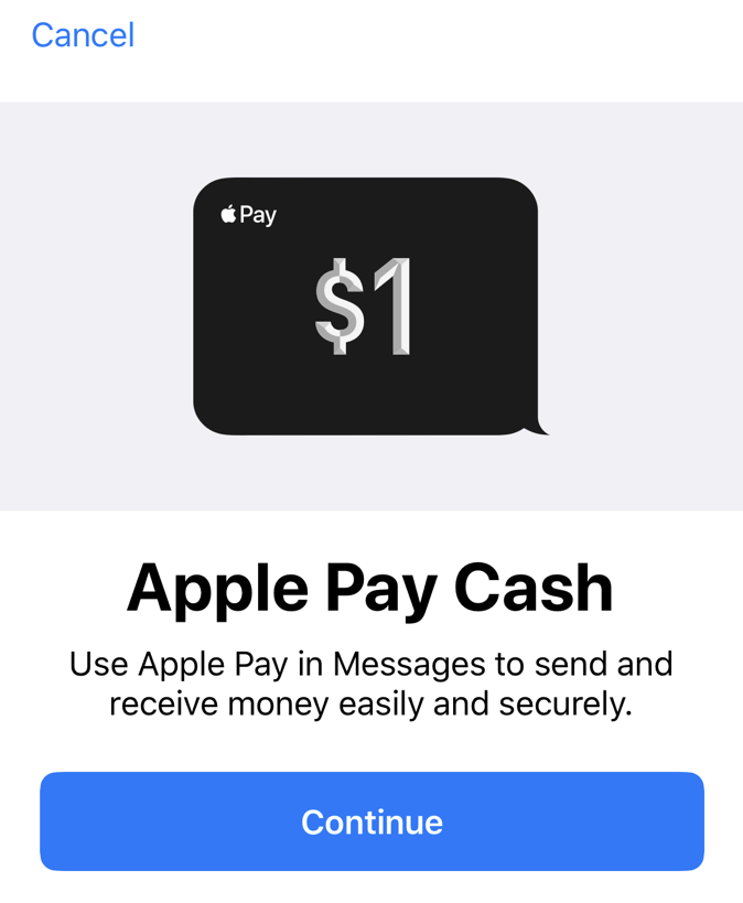 set up apple pay cash