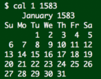 january 1583 gregorian calendar