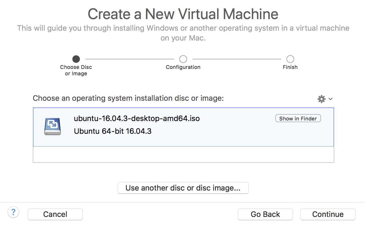 create a new virtual machine ubuntu