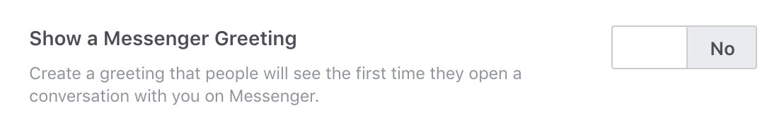 fb page settings > messaging settings 4