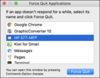 how to force quit stalled frozen stuck dead program app mac macos x