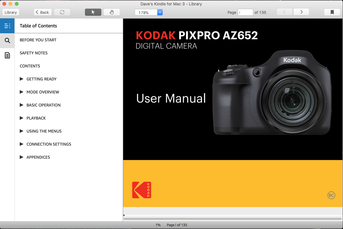 kodak pdf in kindle for mac app