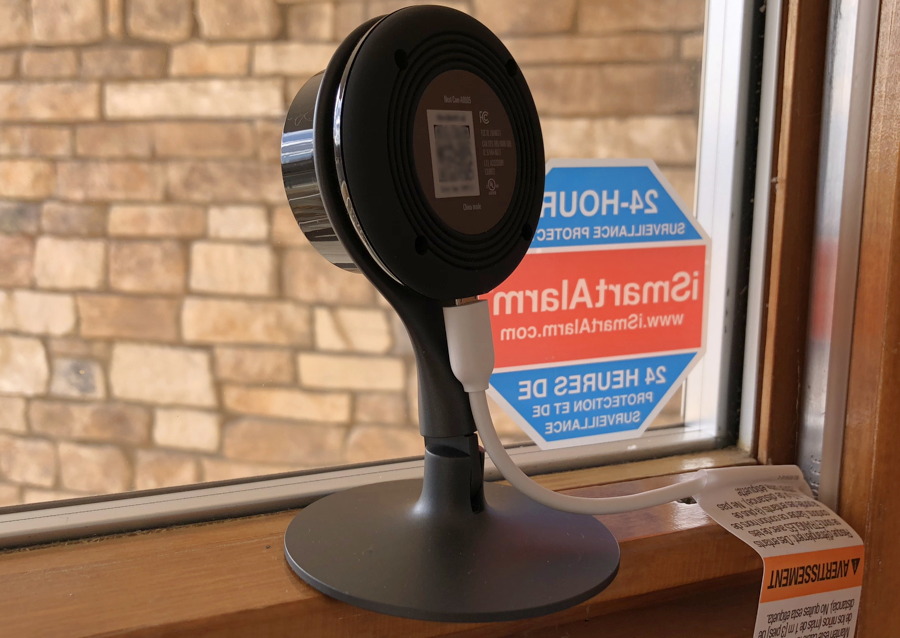 nest indoor camera window mount