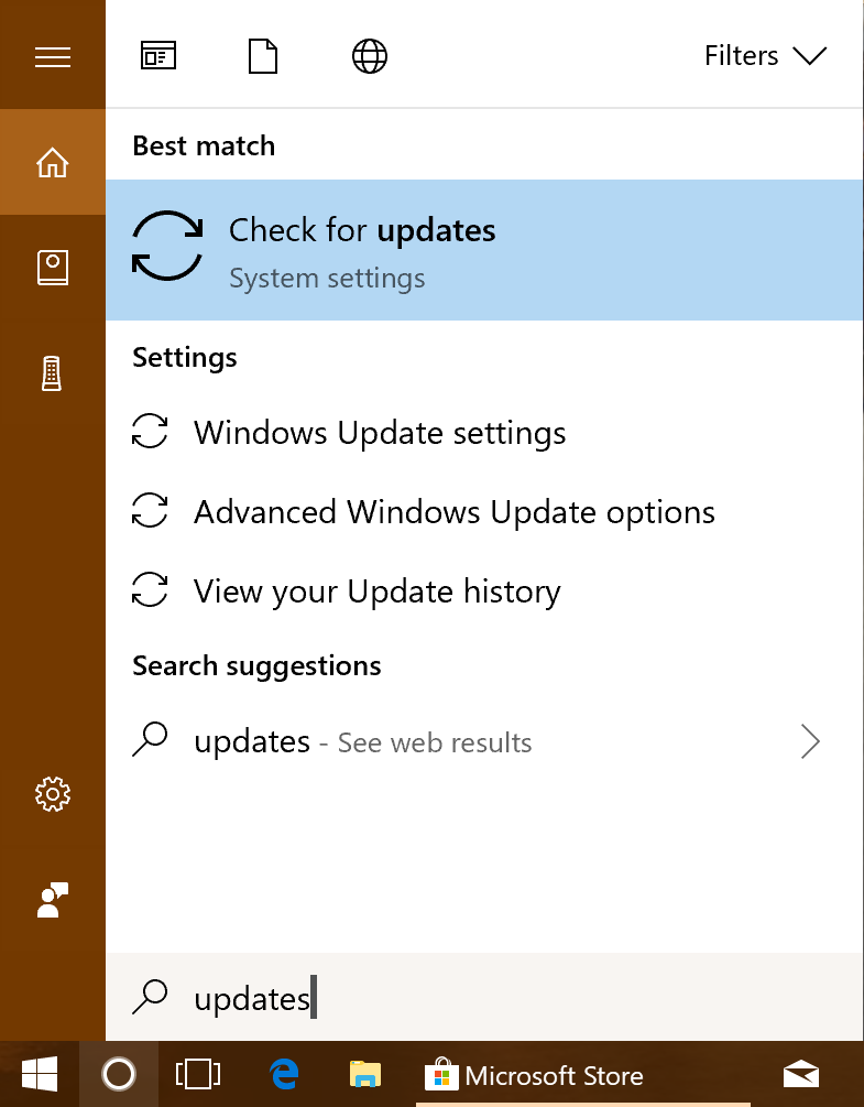 win10 cortana search updates