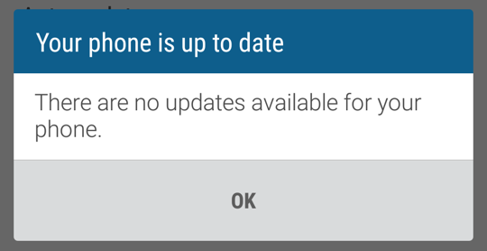 android phone firmware os system up to date