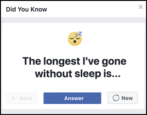 facebook answer a question feature