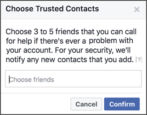 facebook trusted contacts locked out login security