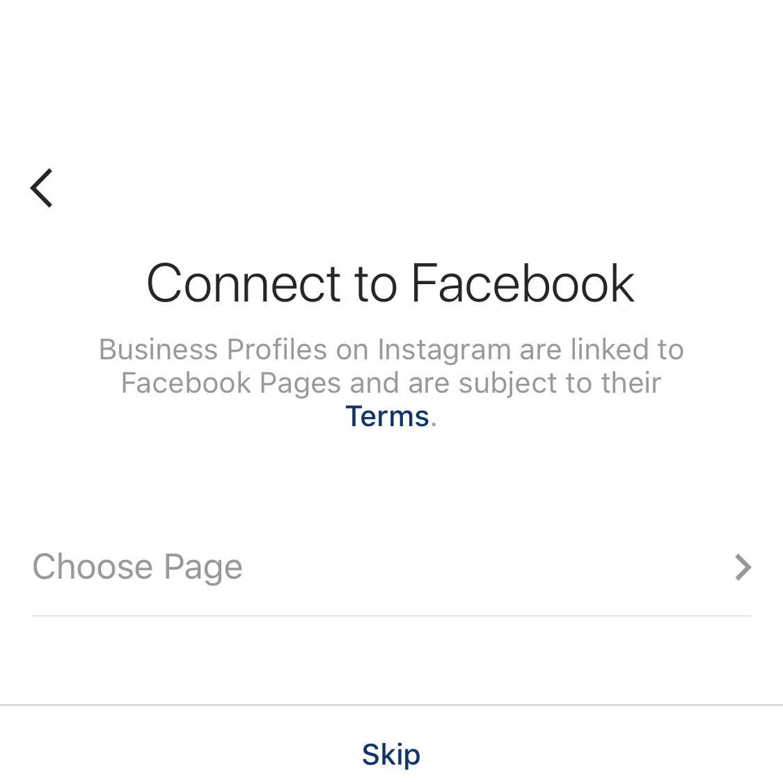 instagram connect to facebook