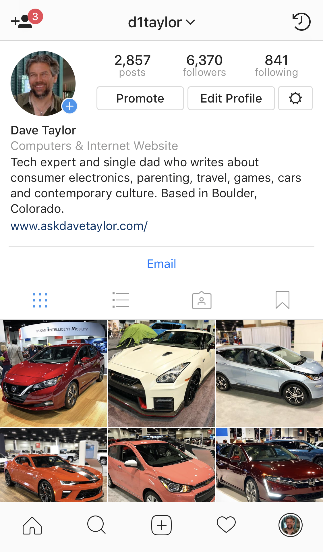 instagram now business profile account