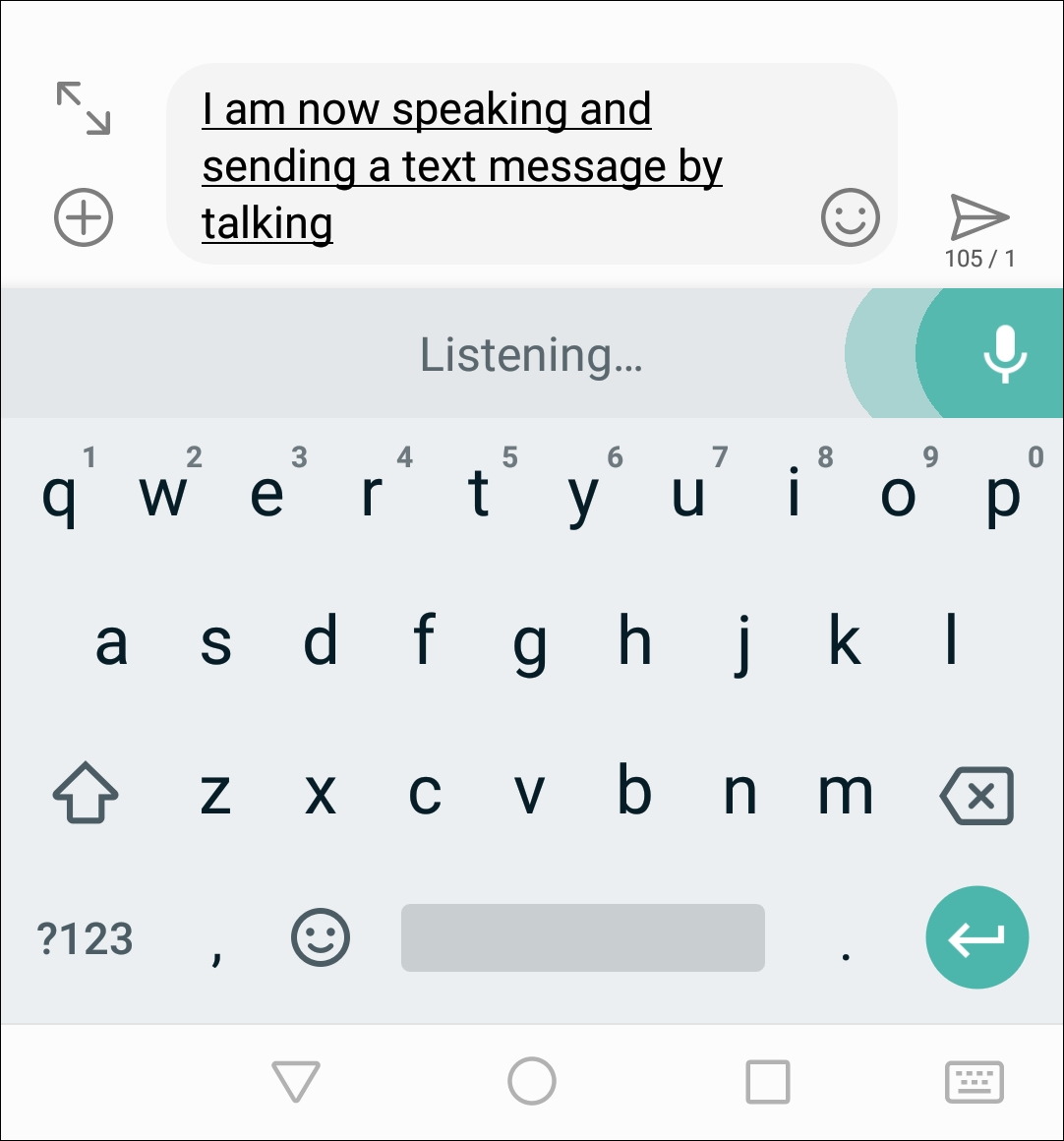 dictation voice talk text android