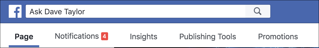 facebook business page tabs