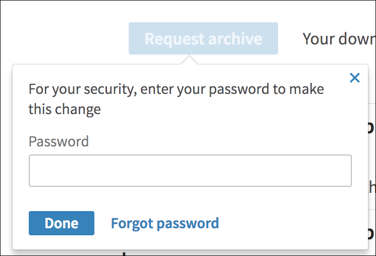 confirm linkedin download - password