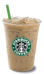 iced latte - starbucks logo